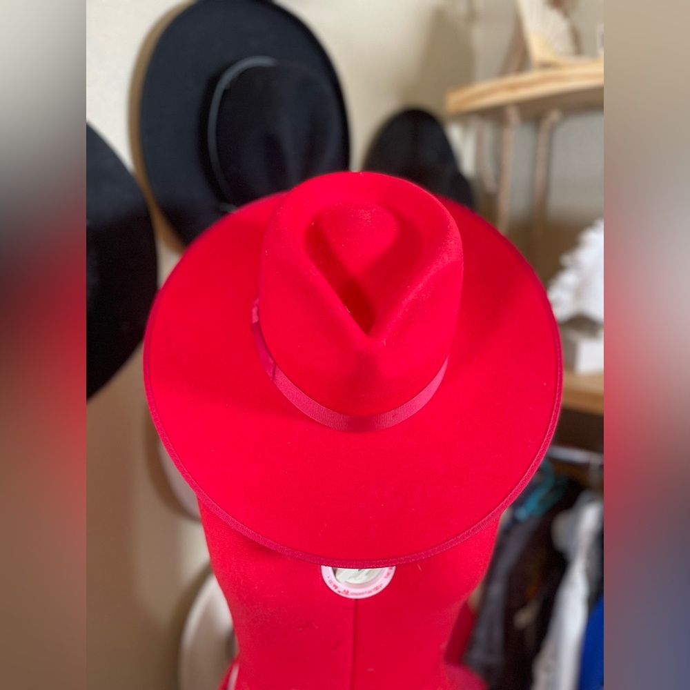 NWT Ruby(Red) Rancher Hat | LACK OF COLOR | Sz:  55CM small